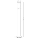 Globo 31732 Gartenleuchte Herri 1x15W | E27-LED | IP44 - Anthrazit