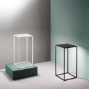 Ideal lux I300641 LED Tischlampe für den Außenbereich IPOTESI | 16W integrierte LED-Quelle | 1800lm | 3000K