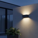 Ideal lux I313412 LED Außenwandleuchte ATOM | 25W integrierte LED-Quelle | 2100lm | 3000K