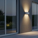 Ideal lux I328652 LED Außenwandleuchte ATOM | 25W integrierte LED-Quelle | 2100lm | 3000K