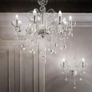 Ideal Lux 027630 Pendelleuchte 8x40W Canaletto transparente | E14