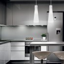 Ideal Lux 053448 Hängeleuchte 1x60W Kuky Bianco | E27 - weiß