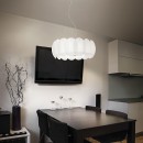 Ideal Lux 074139 Pendelleuchte 5x60W Ovalino Bianco | E27 - weiß