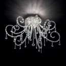 Ideal Lux 089 430 Deckenleuchte 6x40W Fiore | G9 - Kristall