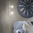 Ideal Lux 119458 Stehleuchte -Radio 2x60W| E27 - weiß