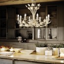 Ideal Lux 121574 Pendelleuchte 8x40W Champagne | E14