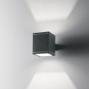 Ideal Lux 121963 Außenwandleuchte Antracite Snif Square 1x40W | G9 | IP44 - anthrazit