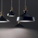 Ideal Lux 249087 Kronleuchter Eris 1x60W | E27 - schwarz und gold