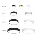 Immax NEO 07023L-15BD LED-Deckenleuchte 2x12w | 840lm | 2700-6500K - 2 Stück Set, Fernbedienung, Temperaturbeleuchtung einstellen, dimmbar, schwarz