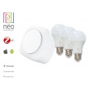 Immax Neo 07043F Set Lampen und Bridge Smart Tender 3x8,5W | E27 - ZigBee 30, dimmbar