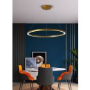 Immax 07159-G80 LED Pendelleuchte Neo Fino 1x60W | 4200lm | 2700-6500K - Dimmbar, Fernbedienung, Smart, Gold