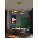 Immax 07159-G80 LED Pendelleuchte Neo Fino 1x60W | 4200lm | 2700-6500K - Dimmbar, Fernbedienung, Smart, Gold