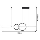 Immax 07236L LED Pendelleuchte RONDAS | 3920lm