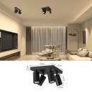 Immax NEO  07267Z LED Spot-Deckenleuchte PUNTO | 4,8W integrierte LED-Quelle