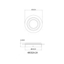 Globo JAYDEN 48032A-24 LED Deckenleuchte | 24W LED | 710lm | 3000K