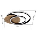 Globo 67331-24 LED Deckenleuchte JULIO  | 24W integrierte LED-Quelle | 1100lm | 3000K