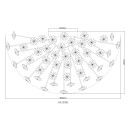 Globo KATRINA 64135D1 LED Deckenleuchte G9 | 350lm | 3000K