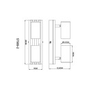 Globo KAYDEN 57909-2 Spot-Deckenleuchte GU10