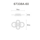 Globo KORA 67338A-60 LED Deckenleuchte | 60W LED | 3000lm