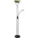 LEDKO 00225 LED Stehleuchte mit Richtungsleselampe 1x20W | 1x5W