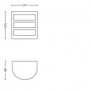 Philips 17323/47/16 LED Außenwandleuchte 1x6W Python | 2700K | IP44