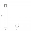 Philips 16467/93/16 LED Sockelleuchte Stick 1x6W | 2700K | IP55
