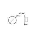 Globo LAMONT 34314W LED Wandleuchte | 15W LED | 1200lm