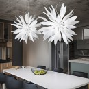 Ideal Lux 111940 Pendelleuchte 8x40W Leaves Fume | G9