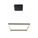 LEDKO 00287 LED Hängeleuchte Deckenleuchte 1x60W Quadro Ondaren | 3000K - schwarz