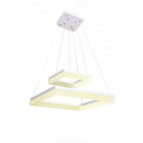 LEDKO 00285 LED Hängeleuchte Deckenleuchte 1x55W Quadro Ondaren | 3000K - weiß