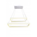 LEDKO 00285 LED Hängeleuchte Deckenleuchte 1x55W Quadro Ondaren | 3000K - weiß