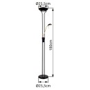Globo 59020B LED Stehlampe LEONAS | 20W integrierte LED-Quelle | 1690lm | 3000K