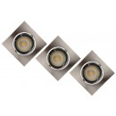 Lucide 11002/15/12 LED Deckenleuchte Focus 3x5W | GU10 | 3000K