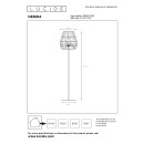 Lucide L038458130 Stehlampe NERIDA E27