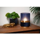 Lucide 10508/01/35 EXTRAVAGANZA TUSSE Tischleuchte H220mm | 1xE14 - blau, Messing