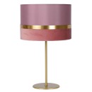 Lucide 10509/81/66 EXTRAVAGANZA TUSSE Tischleuchte H500mm | 1xE14 - Rosa, Gold