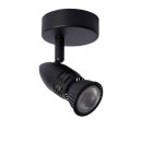 Lucide 13955/01/30 CARO Decken- oder Wandstrahler D90mm | 1xGU10 - schwarz