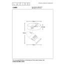 Lucide 13955/01/30 CARO Decken- oder Wandstrahler D90mm | 1xGU10 - schwarz