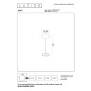 Lucide L155000230 LED Tischlampe für den Außenbereich JOY | 1,5W integrierte LED-Quelle | 190lm | 3000K