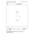Lucide L155000231 LED Tischlampe für den Außenbereich JOY | 1,5W integrierte LED-Quelle | 190lm | 3000K