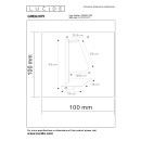Lucide L302950130 Wandleuchte GREGORY E27