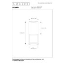 Lucide L305628130 Tischlampe HERMAN E27