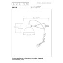 Lucide 45987/01/30 Tisch Klemmleuchte Mies 1x40W | E27