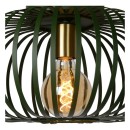 Lucide 78174/40/33 Deckenleuchte Magali 1x60w | E27 - Grün, Metall, dimmbar