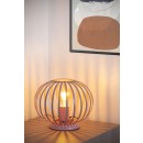 Lucide 78593/25/66 Merlina 1x40w | E27 - Rosa, Metall, Kabelschalter