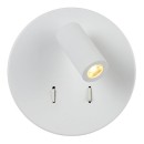 Lucide 79201/09/31 LED Wandleuchte Bentjer 1x6W + 1x3W | 3000K - mit Schalter