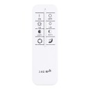 Globo 41290-52 LED Deckenleuchte Lucky 1x52W | 2260lm | 2700-6000K - dimmbar, Fernbedienung, Nachtmodus, Memoryfunktion, weiß, schwarz, opal