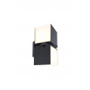 Lutec 5193801118 LED rotierende Außenwandleuchte Cuba 1x23W | 3000K | IP54- 2 rotierende Köpfe