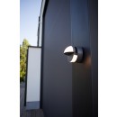 Lutec 5199001118 LED Außenwandleuchte Eklips 1x13W | 3000K | IP54 - 2 Kipp- und Schwenkkopf, Topdesign