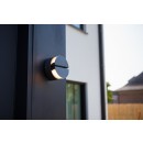 Lutec 5199001118 LED Außenwandleuchte Eklips 1x13W | 3000K | IP54 - 2 Kipp- und Schwenkkopf, Topdesign